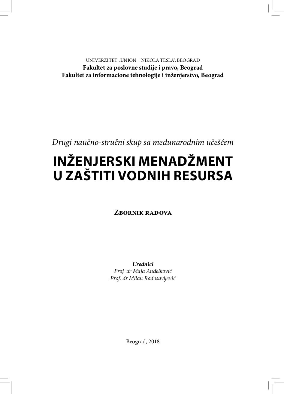 Engineering management in the protection of water resources